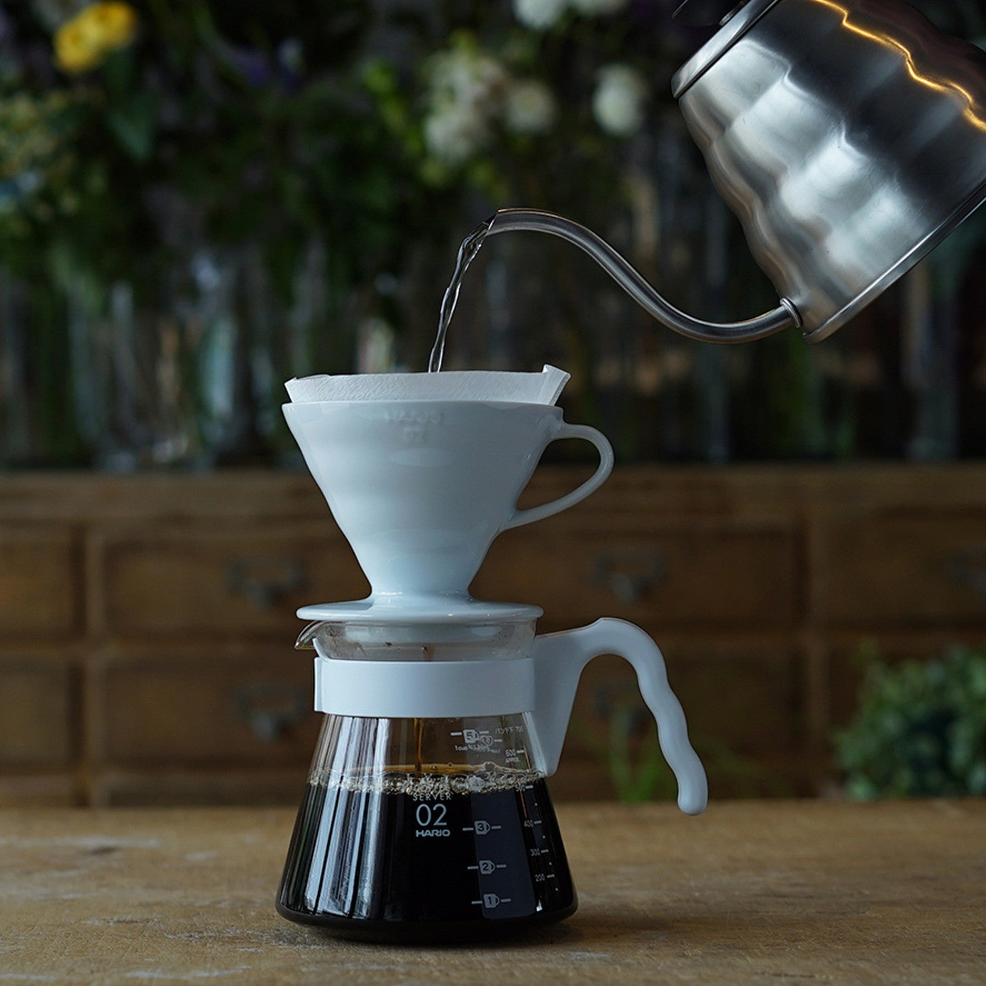 Hario V60 02 Seramik Kahve Demleme Seti